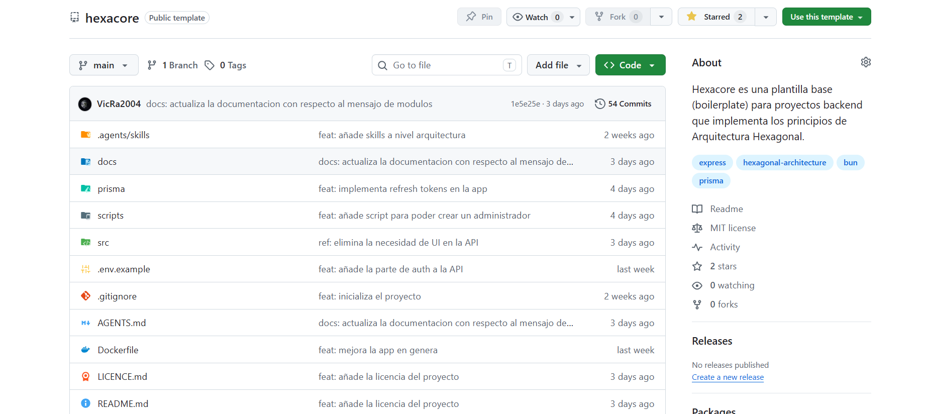 Captura de pantalla de Hexacore